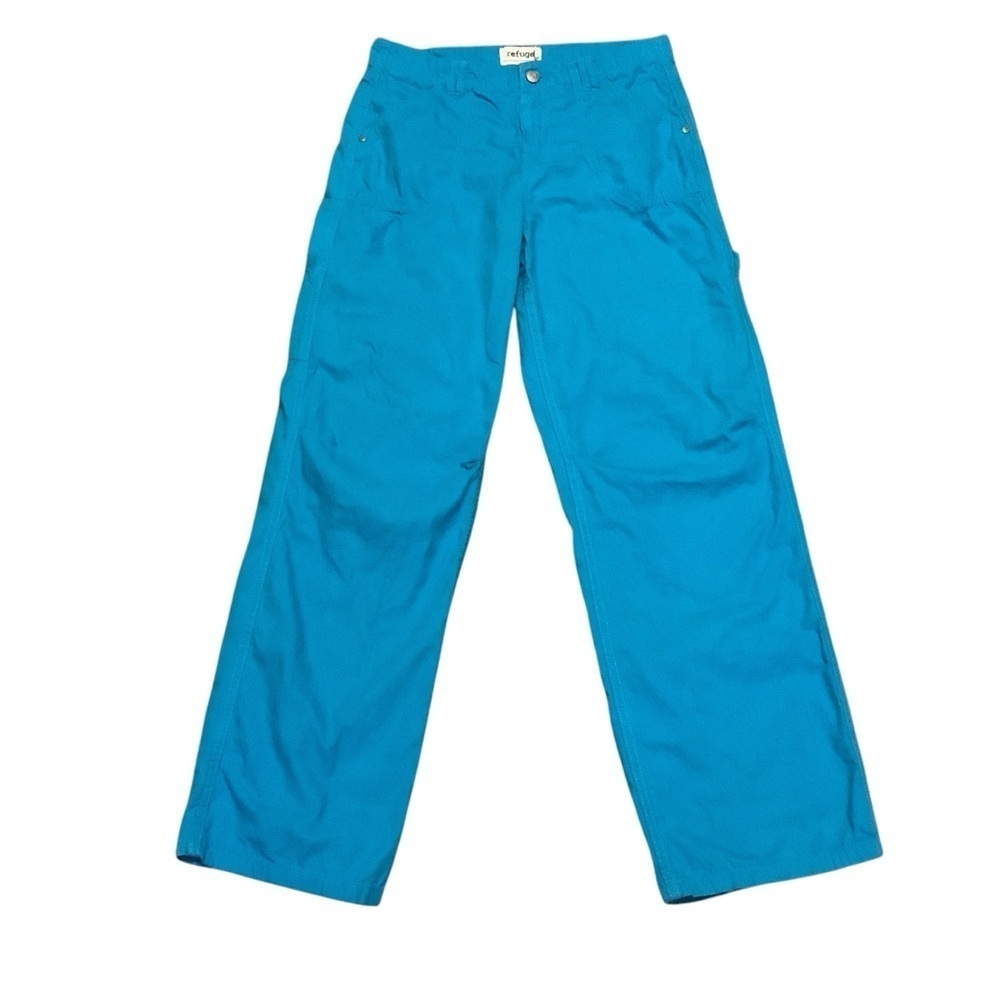 REFUGE BRIGHT BLUE HIGH RISE CARGO PANTS/ Size S